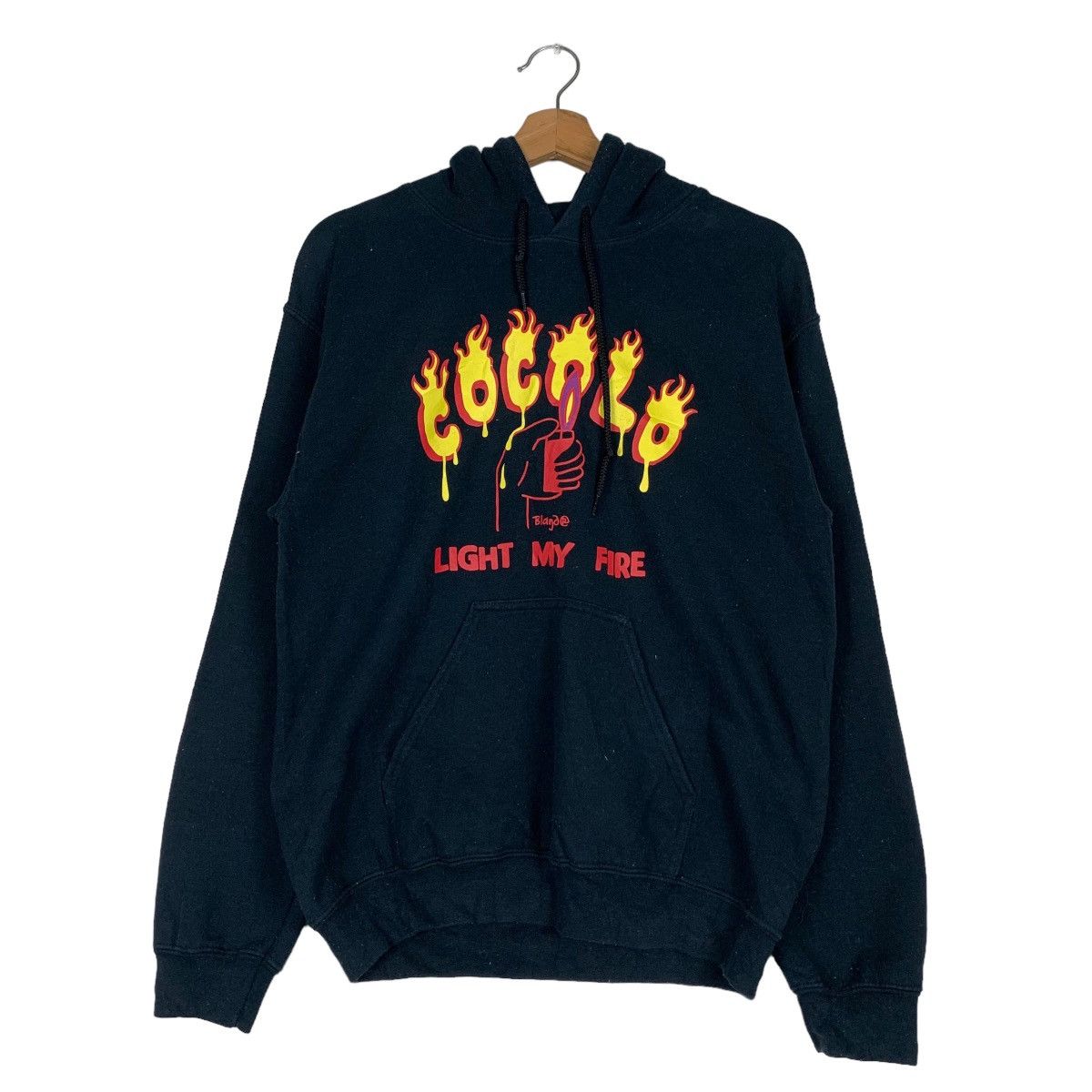 Japanese Brand COCOLO BLAND Big Logo Graphic Pullover Hoodies #0703-C32 Size US S / EU 44-46 / 1 - 1 Thumbnail