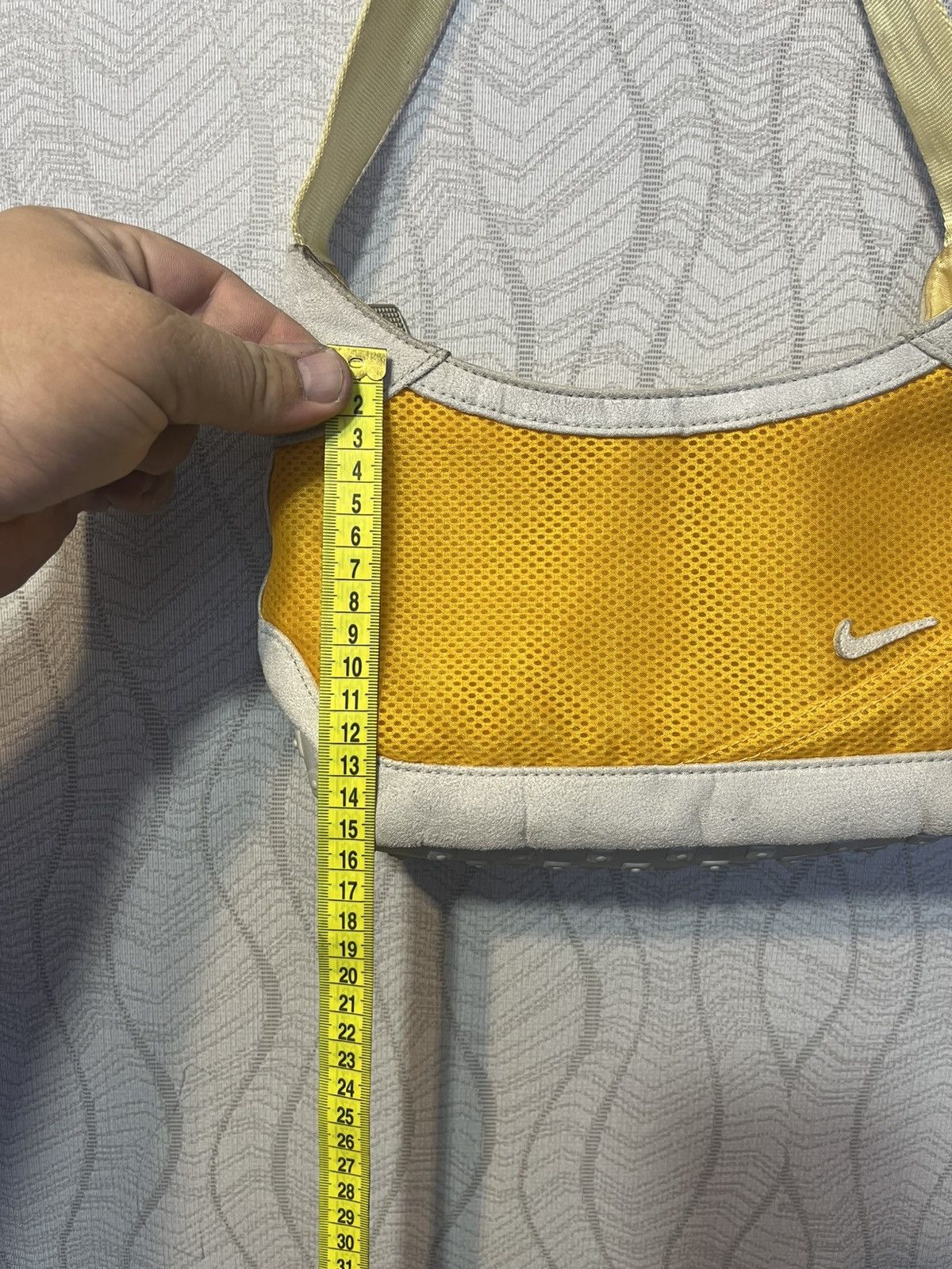 Nike × Vintage Vintage Nike Baguette Y2K Yellow Handbag Size ONE SIZE - 13 Thumbnail