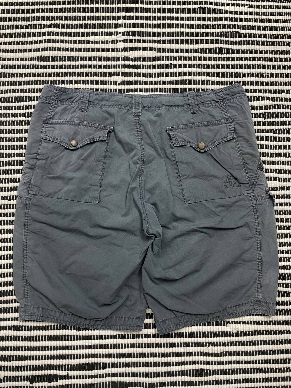 JET SET × Japanese Brand × Vintage Vintage Jet Set Cargo Faded Shorts Y2K Size US 34 / EU 50 - 4 Thumbnail