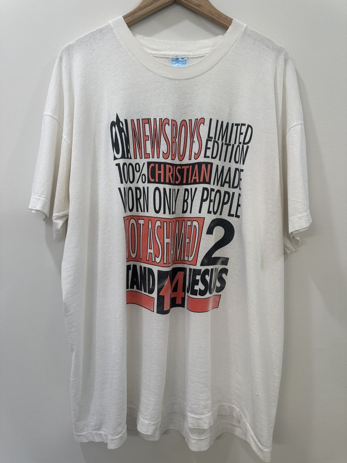Band Tees Vintage Newsboys Not Ashamed Oi Boys Rare! Size XL Size US XL / EU 56 / 4 - 1 Thumbnail