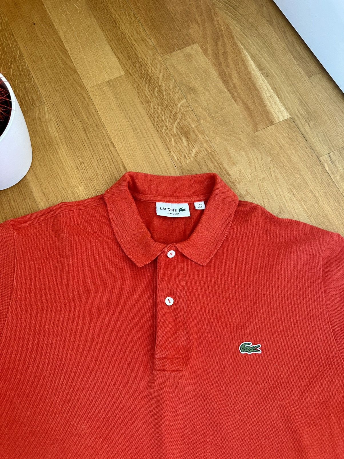 Lacoste Vintage Lacoste Orange Polos Old Many Style Size US L / EU 52-54 / 3 - 8 Thumbnail