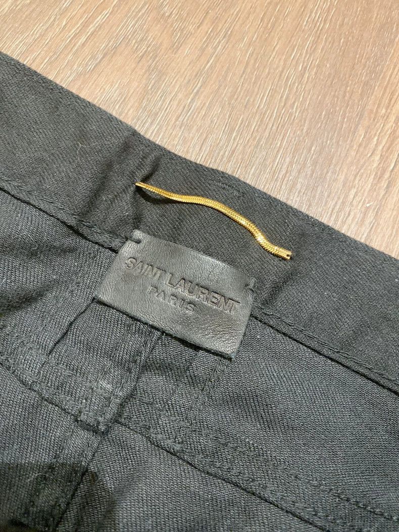 Saint Laurent Paris Saint Laurent Paris Saint Laurent Black Distressed Knee De Size US 27 - 4 Thumbnail