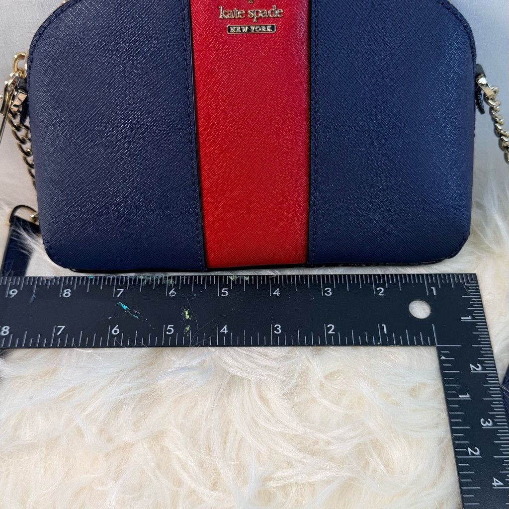Kate Spade Kate spade navy and red stripe saffiano with gold chain Size ONE SIZE - 9 Thumbnail