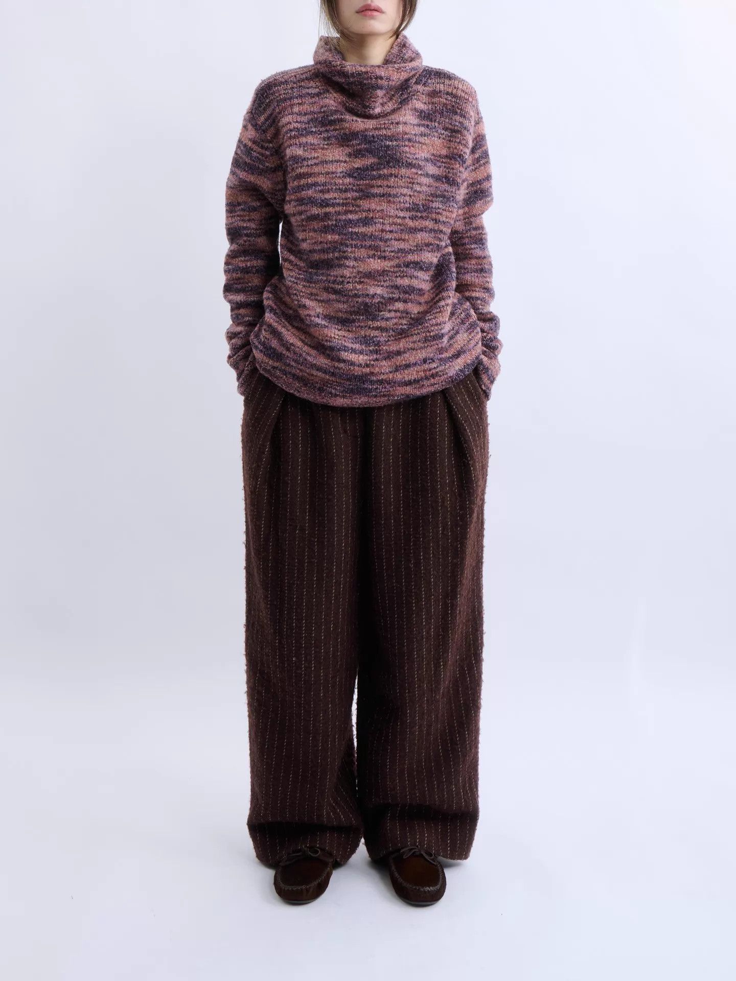 Sies Marjan Sies Marjan Multicolor Wool-Silk Turtleneck Sweater M Size M / US 6-8 / IT 42-44 - 1 Thumbnail
