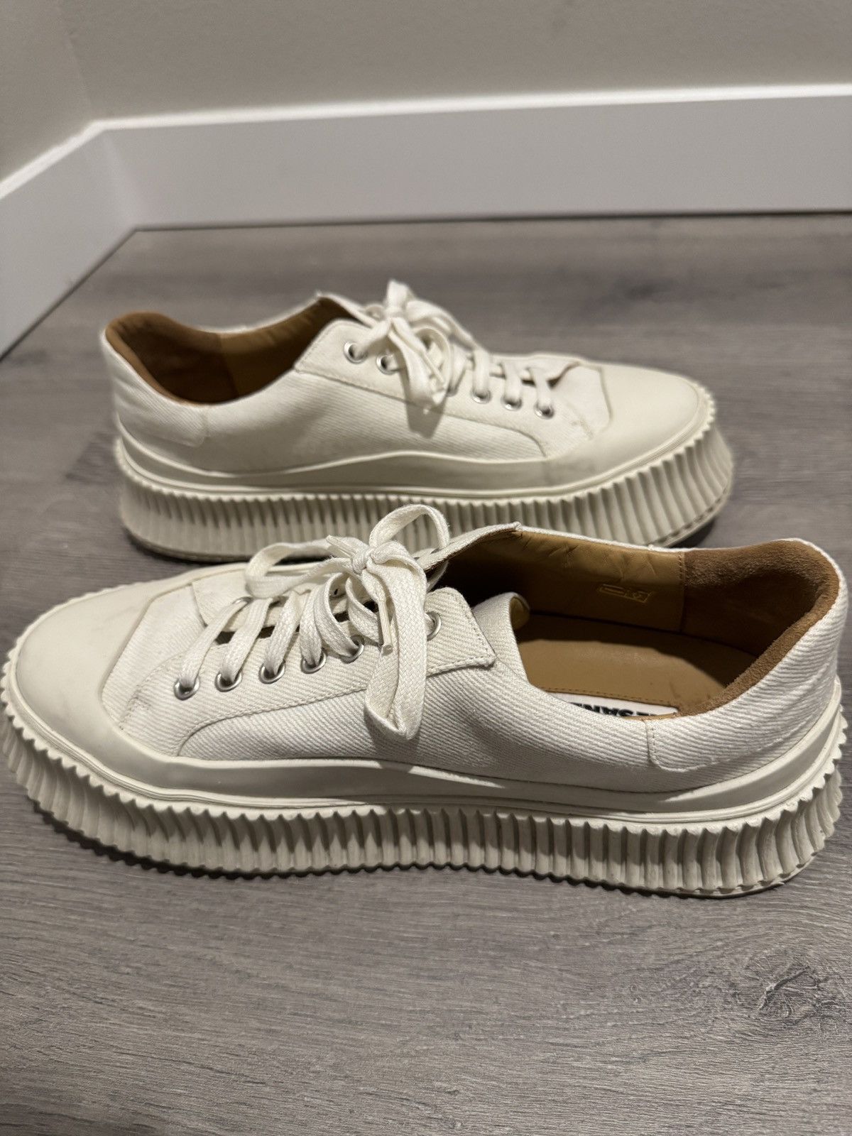 Jil Sander Jil Sander Ridged Low-Top Sneaker Size US 7 / EU 40 - 2 Thumbnail