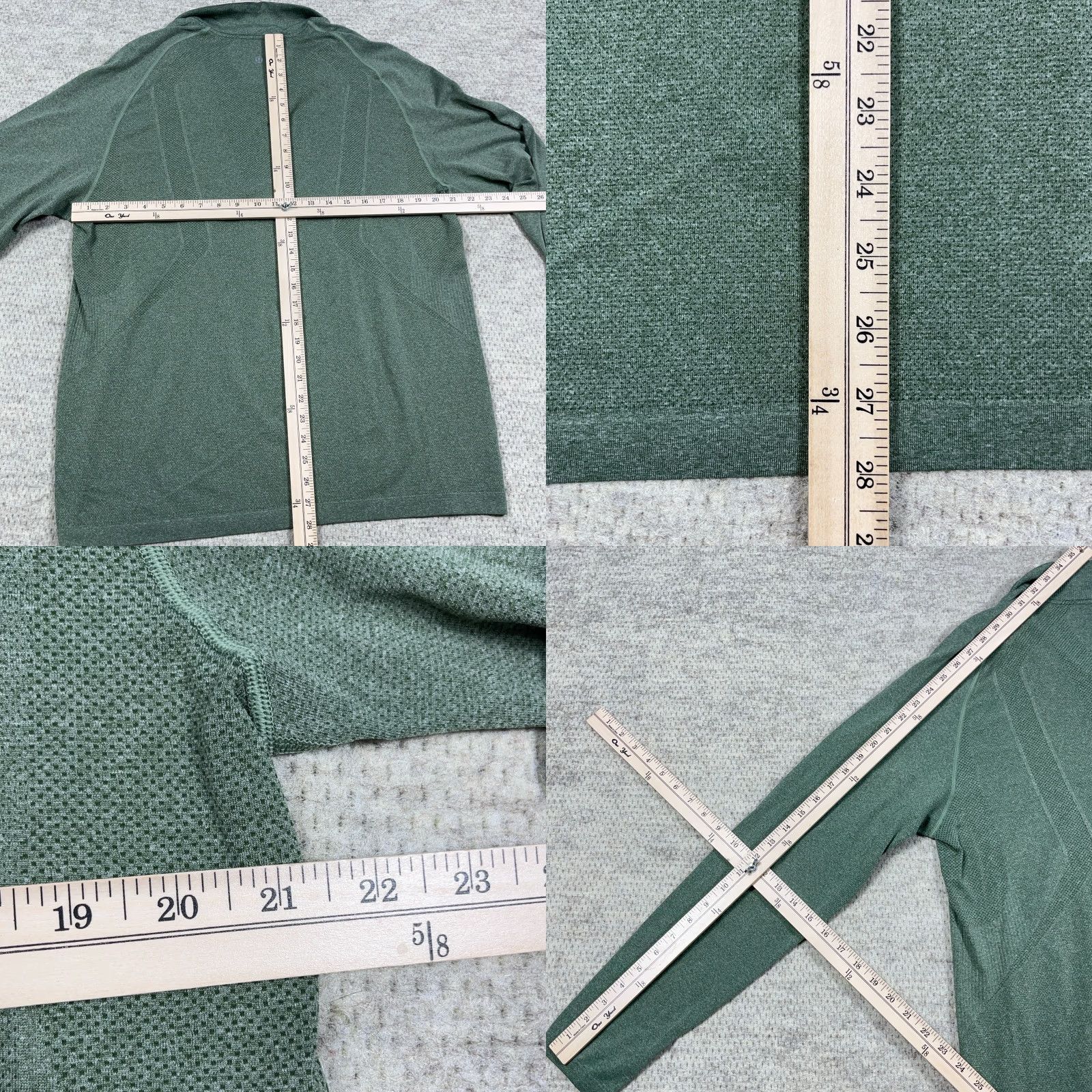 Lululemon Lululemon Metal Vent Tech Pullover Mens XL Green 1/4 Zip Long Sleeve Running Top Size US XL / EU 56 / 4 - 9 Thumbnail