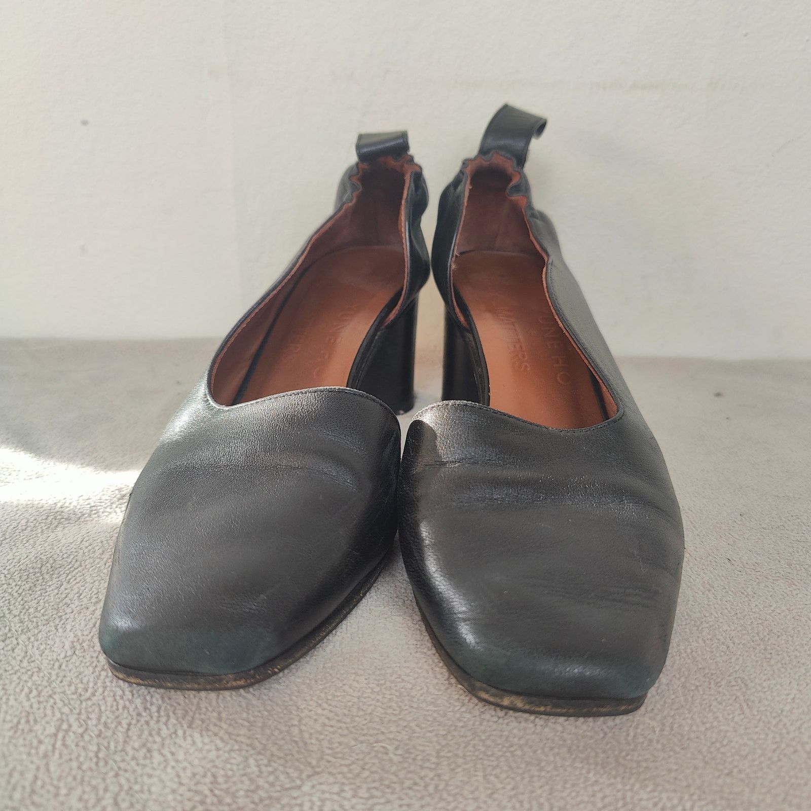 Other Gray Matters Yune Ho Cut Out Heels Womens 7 37 Black Size US 7 / IT 37 - 3 Thumbnail