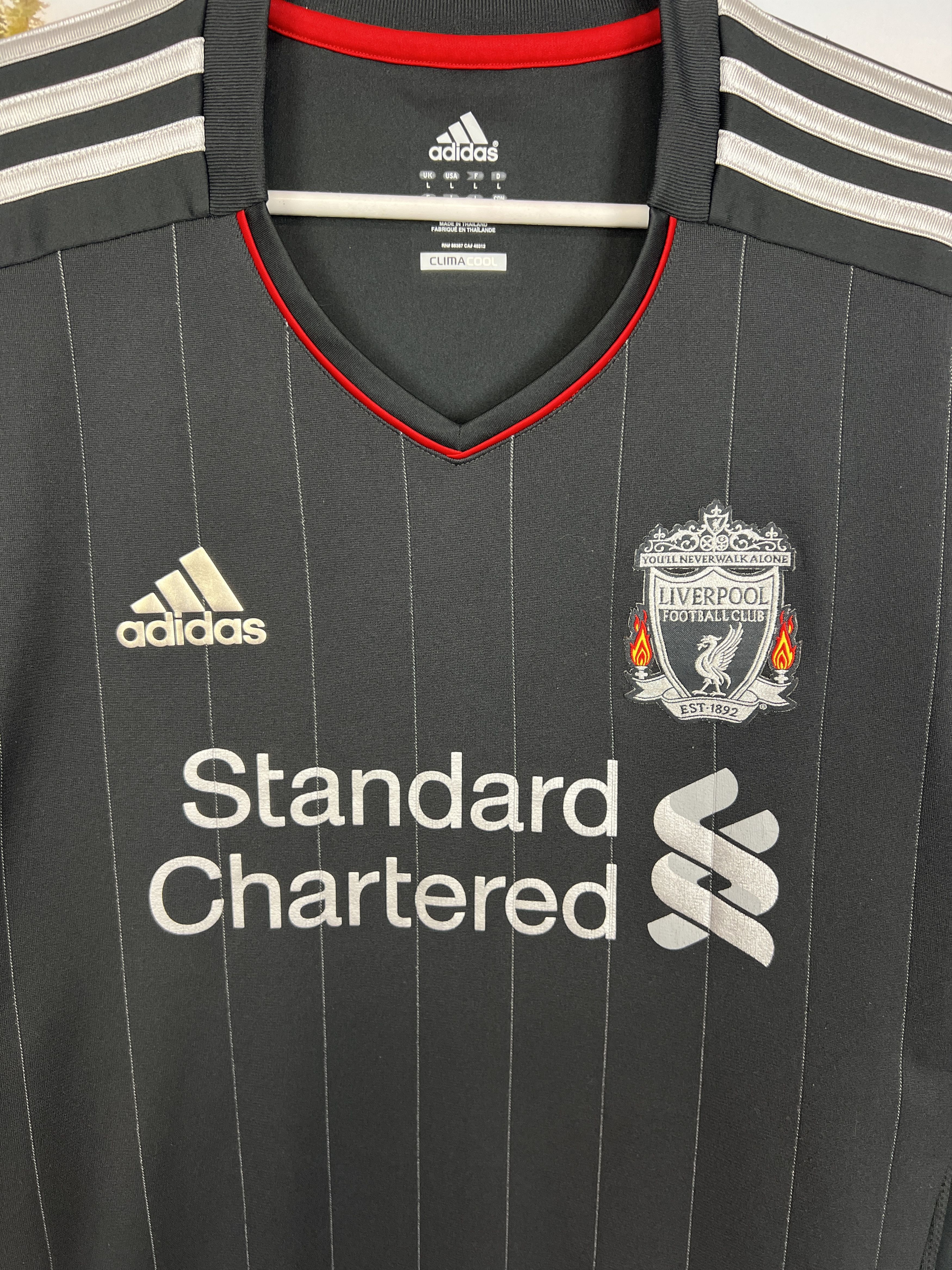 Adidas Liverpool football shirt Soccer Adidas Long Sleeve Tee Size US L / EU 52-54 / 3 - 3 Thumbnail