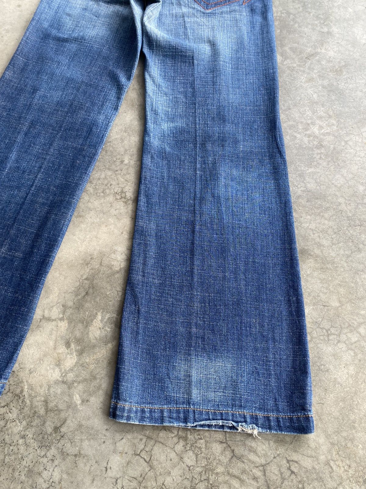 Hysteric Glamour × Japanese Brand × PERSON'S Flare Baggy Japan Person’s Washed Blue p53 Size US 29 - 3 Thumbnail