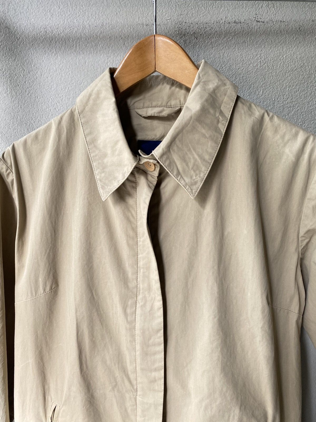 Moncler MONCLER Beige Button-Up Long Coat with Pockets Size ONE SIZE - 18 Thumbnail