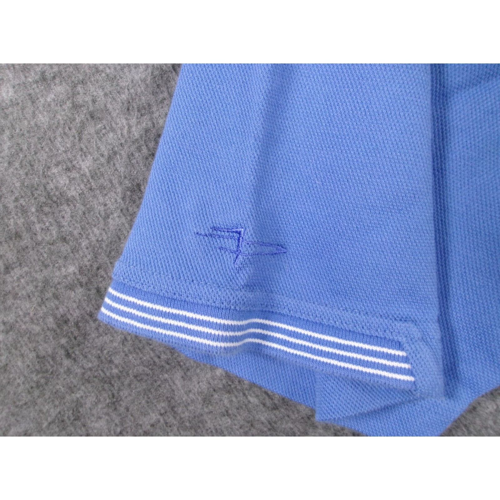 Vintage Page & Tuttle Performance Golf Polo Shirt Men Large Blue Cool Swing Short Sleeve Moisture Wicking Size US L / EU 52-54 / 3 - 3 Thumbnail