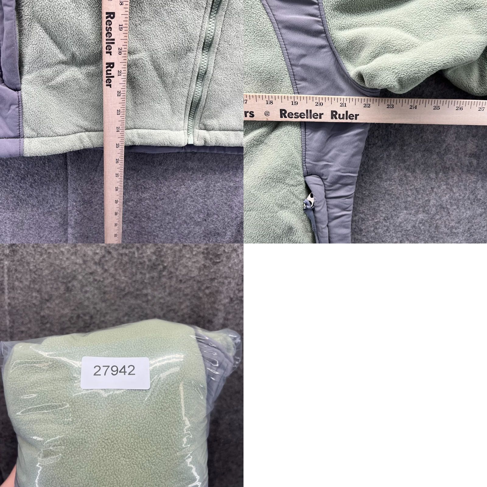 The North Face VINTAGE The North Face Jacket Womens Large Green Fleece Denali Size L / US 10 / IT 46 - 9 Thumbnail