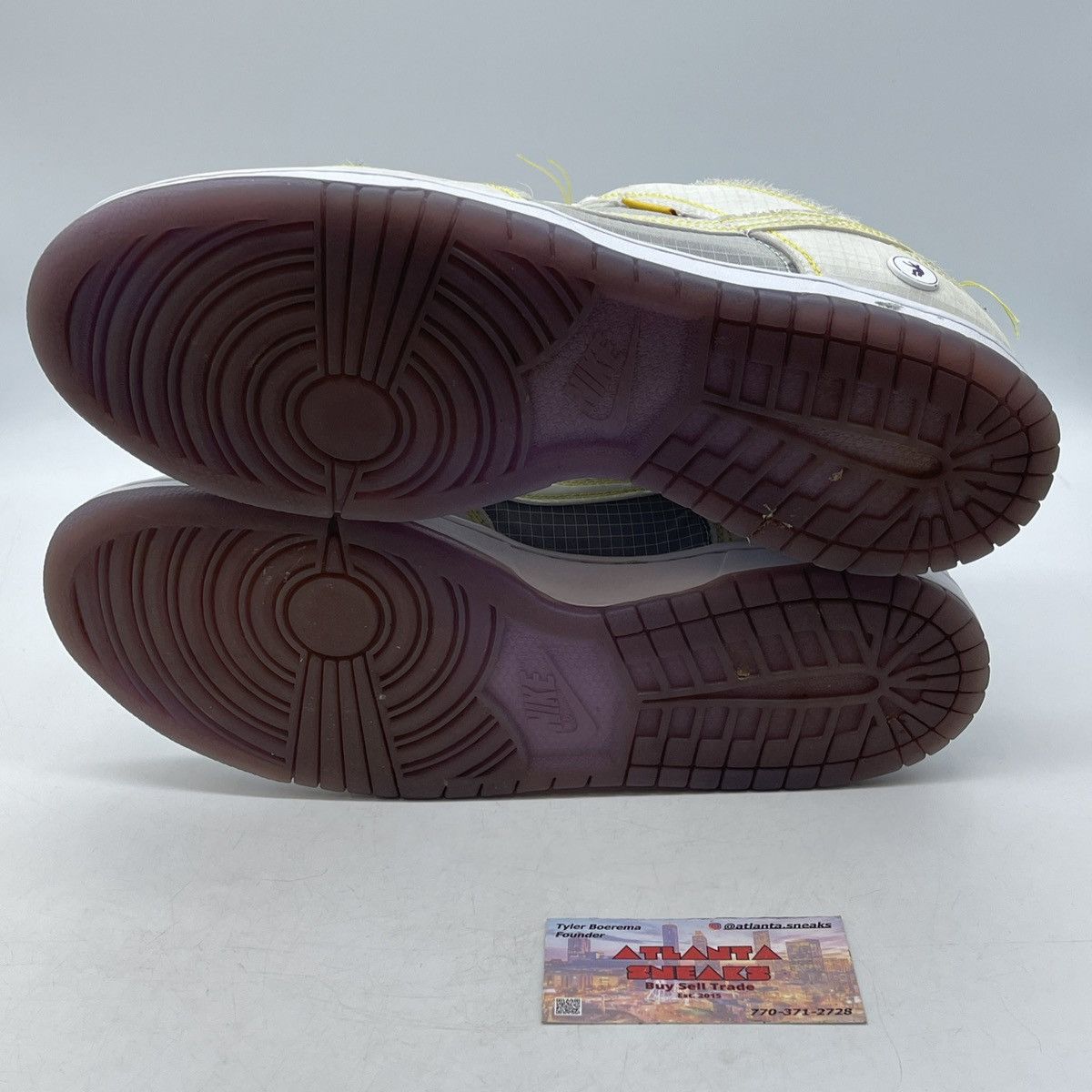 Nike Union la x dunk low passport pack court purple Size US 11.5 / EU 44-45 - 7 Thumbnail