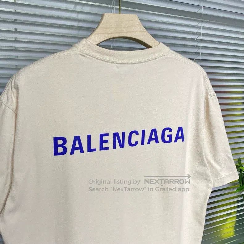 Balenciaga Balenciaga Short-sleeve T-shirt front and back letter prin Size US XS / EU 42 / 0 - 5 Thumbnail