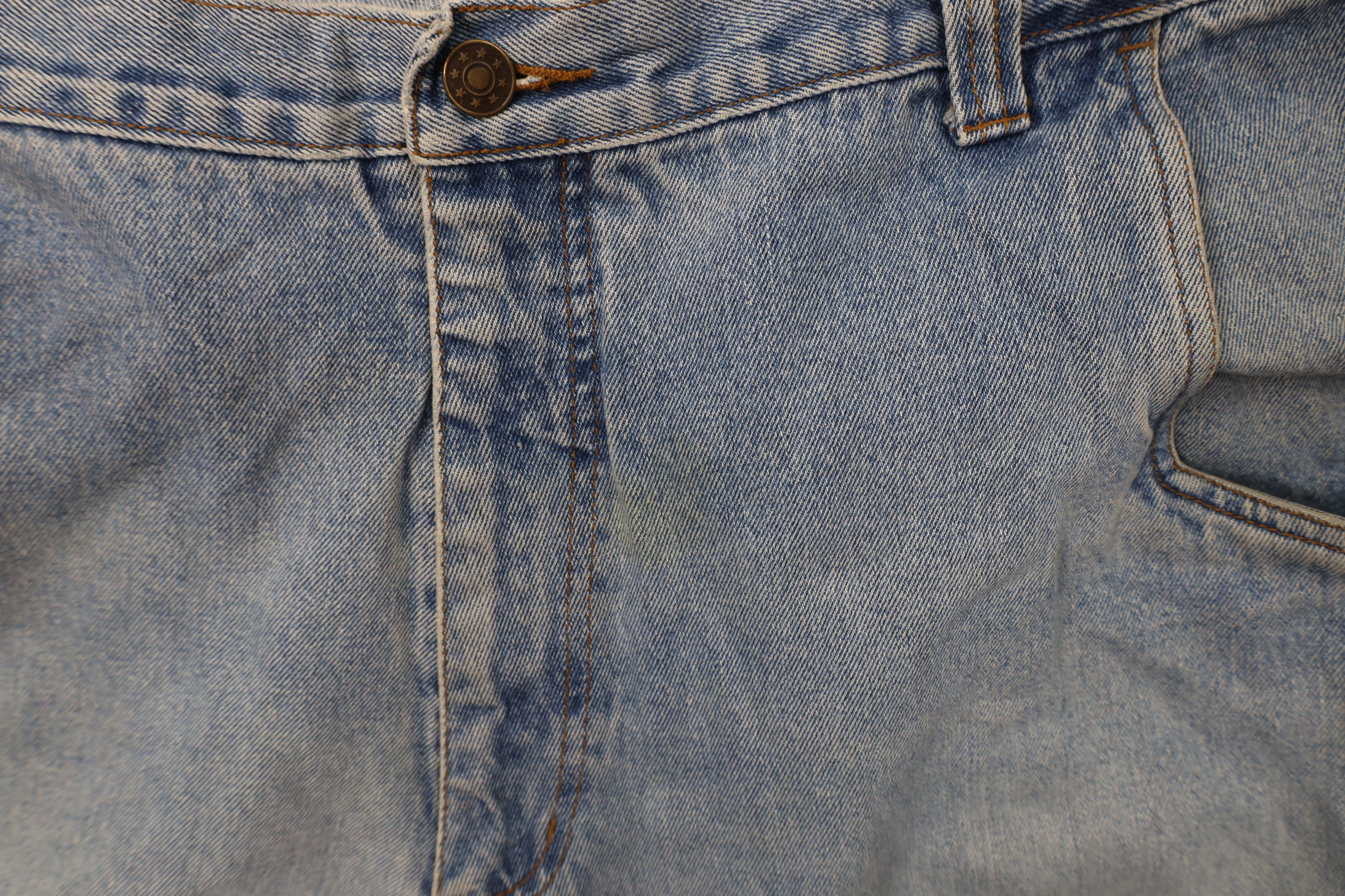 Vintage Vintage 90s Y2K Streetwear Baggy Wide Leg Cargo Jeans Blue Size US 38 / EU 54 - 8 Thumbnail