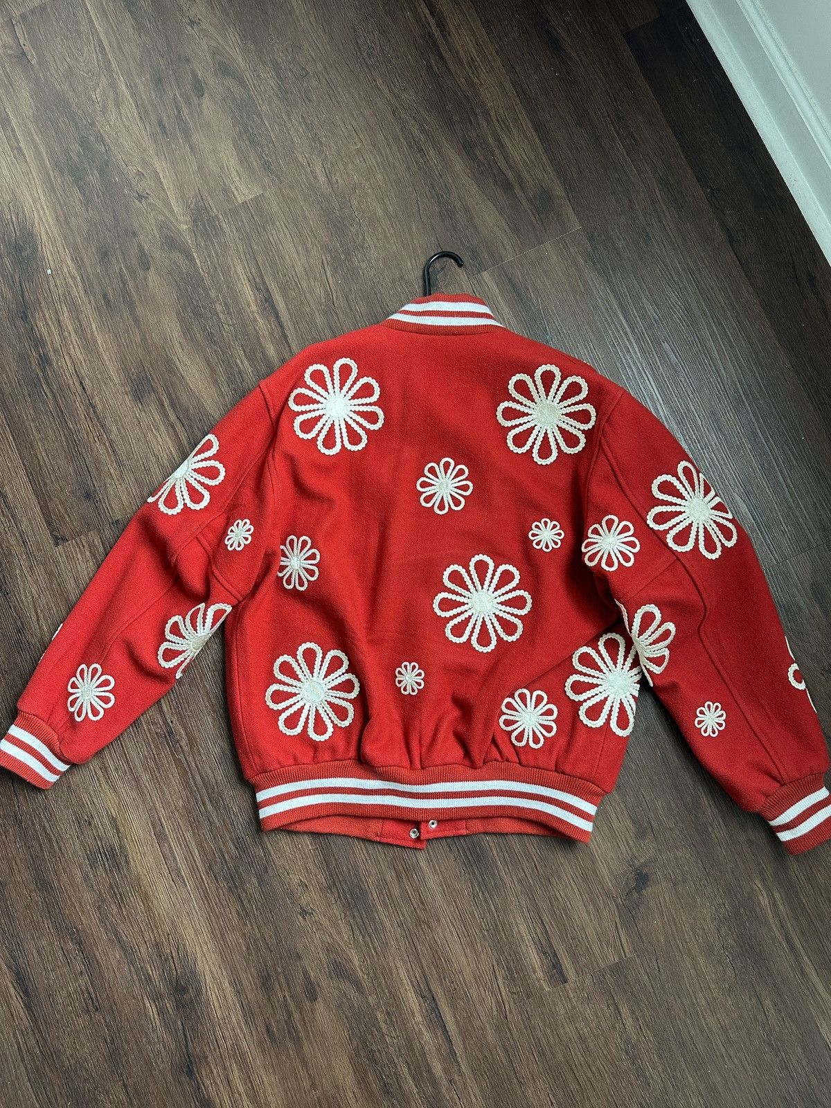 Designer Made In Effort Pearlz Varsity Jacket Size XL Size US XL / EU 56 / 4 - 2 Thumbnail
