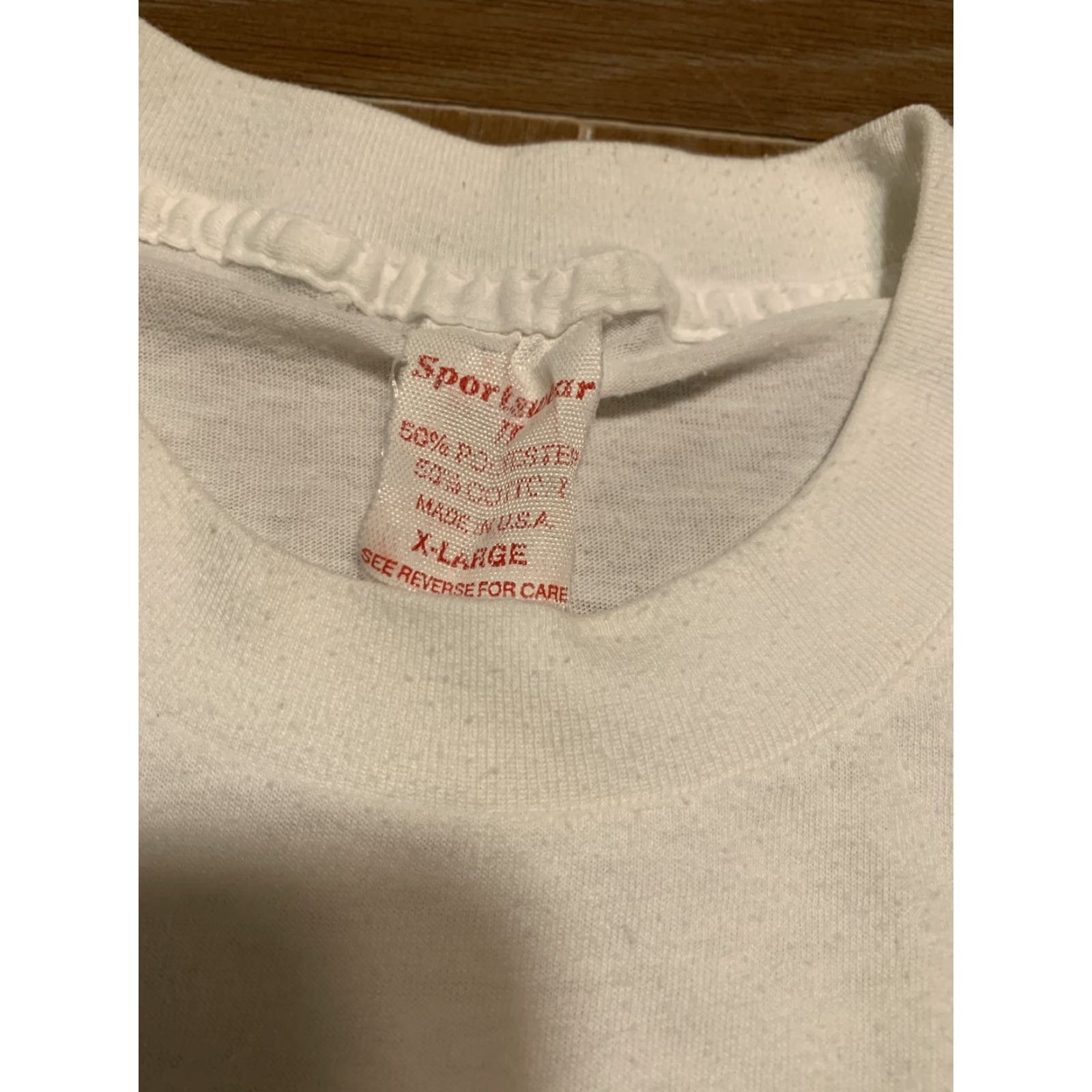 Vintage VINTAGE Sportswear 93.7 WDLS Hot Country Music T-Shirt XL White Mens Size US XL / EU 56 / 4 - 3 Thumbnail