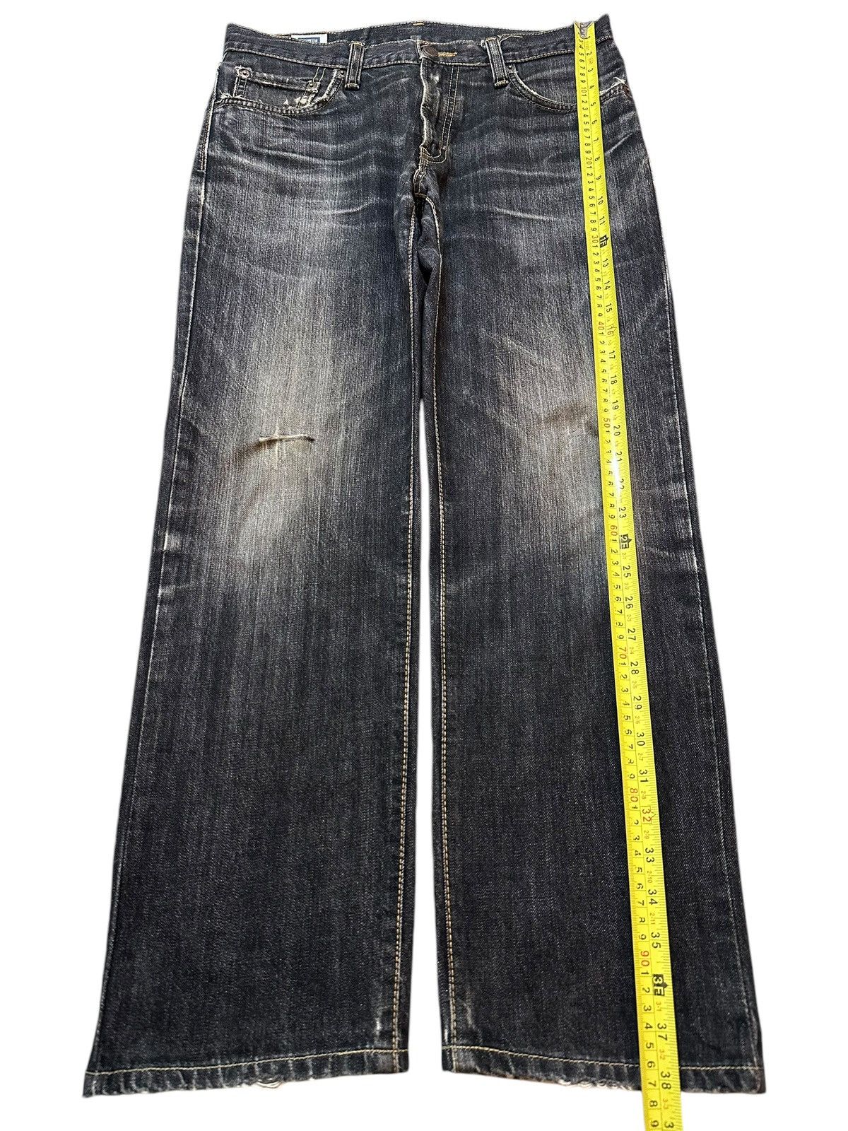 Edwin Vintage Japan Edwin 403 Faded Wash Style Loose Jeans Size US 32 / EU 48 - 13 Thumbnail