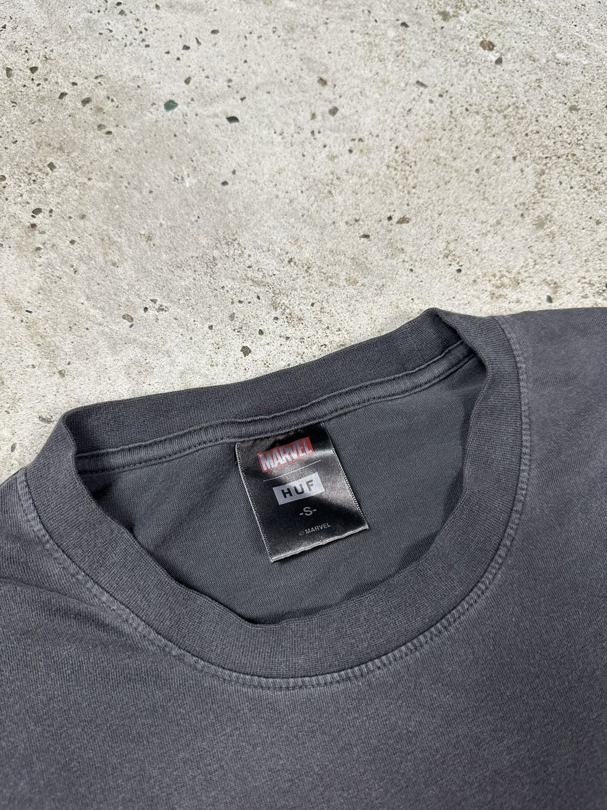 Huf HUF x Marvel X Men Washed Grey Remix T Shirt Size US S / EU 44-46 / 1 - 7 Thumbnail