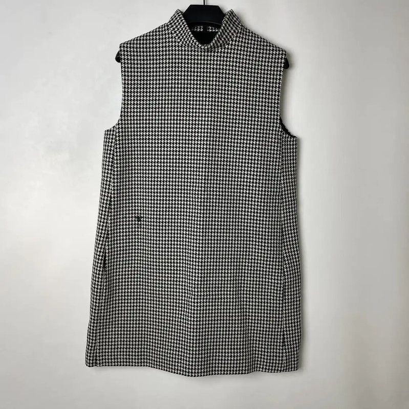 Dior Dior Black Nylon Sleeveless Dress for Women 0089 Size L / US 10 / IT 46 - 1 Thumbnail