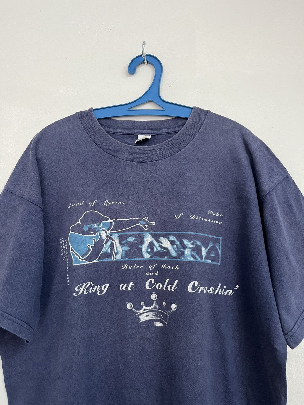 Rap Tees 🔥 Crazy Sunfaded Conart Style RUN DMC KING AT COLD CRUSHIN Size US XL / EU 56 / 4 - 3 Thumbnail