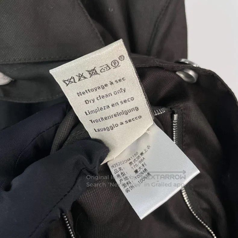 Hermes Hermes Black Pocket Cotton Collar Single Breasted Long Sle Size US M / EU 48-50 / 2 - 6 Thumbnail
