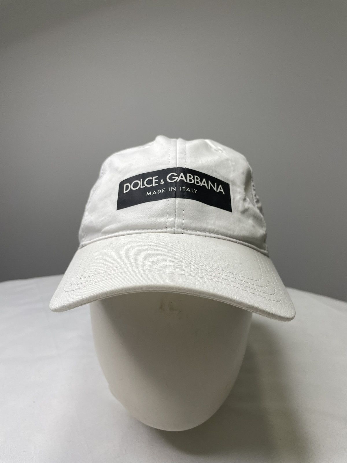 Dolce & Gabbana Blue Crystal Embellishment Baseball Cap main image 0