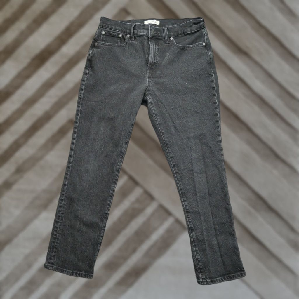 Madewell Madewell Jeans Womens 32 Black Mid Rise Vintage Tapered 5-Pocket Comfort Stretch Slim Jeans Mens? Size 24" / US 00 / IT 34 - 1 Thumbnail