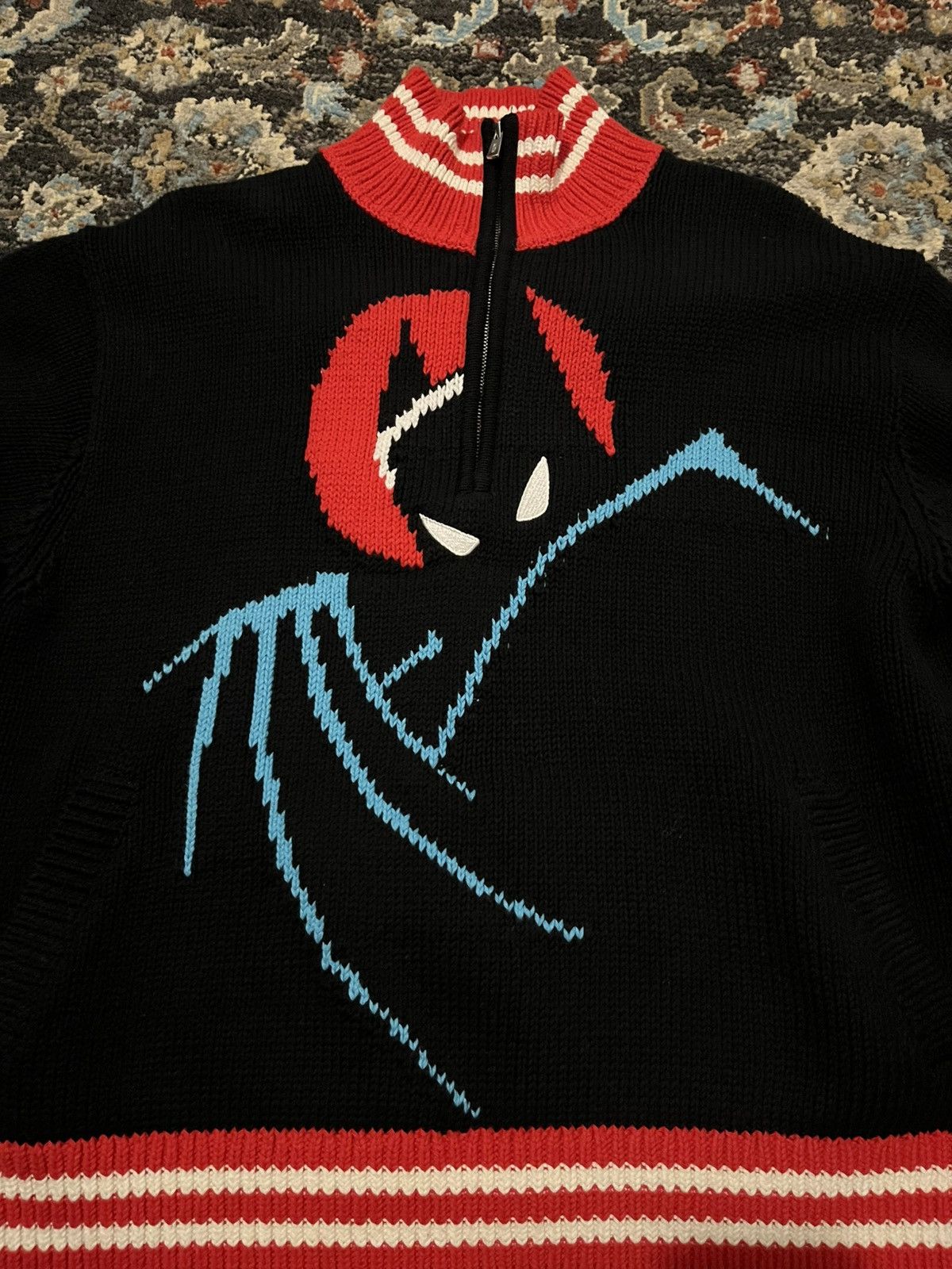 Kith Kith x Batman Knitted 1/3 Zip Size US M / EU 48-50 / 2 - 2 Thumbnail