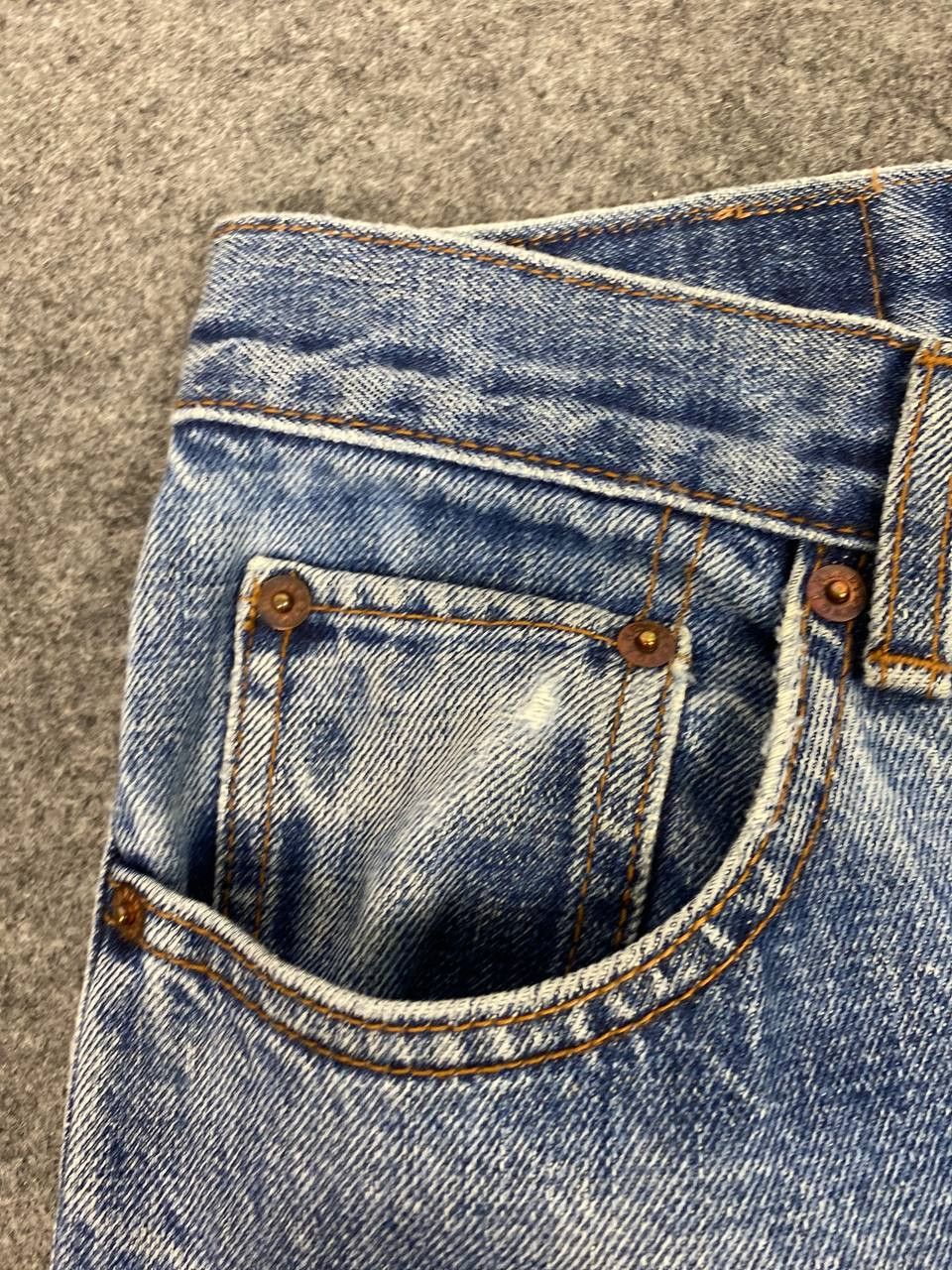 Japanese Brand gl heart bootcut distressed denim nice design Size US 31 - 10 Thumbnail