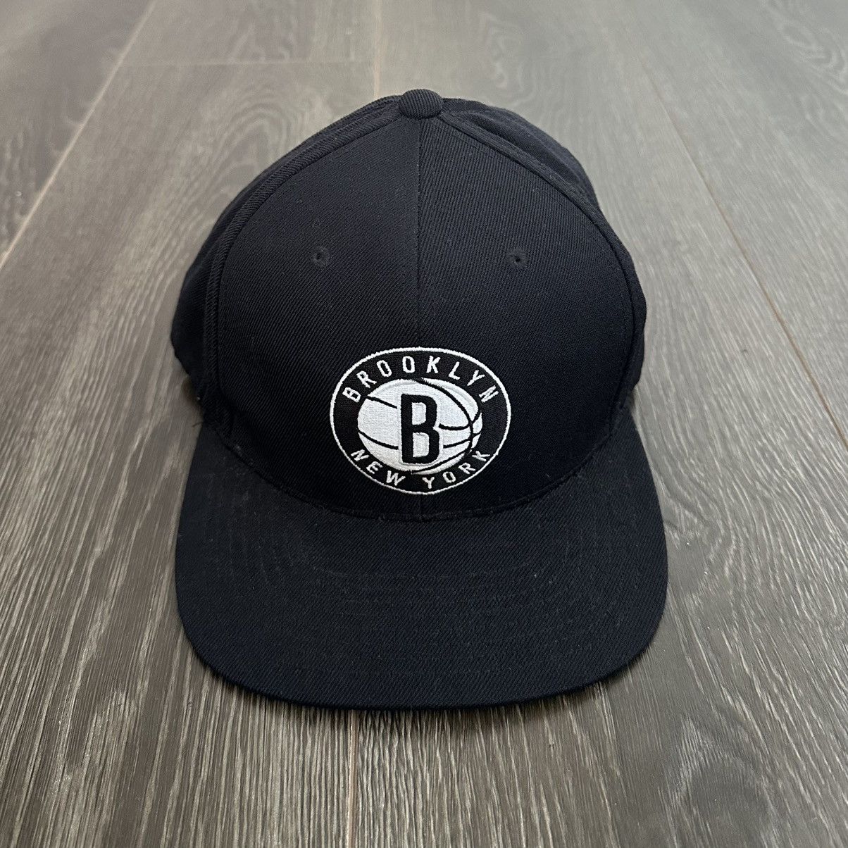 New Era Brooklyn Nets Black Mitchell & Ness SnapBack Hat Size ONE SIZE - 1 Thumbnail