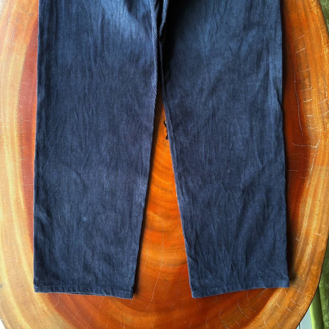 Marithe + Francois Girbaud Vintage Marithe Francois Girbaud MFG Navy Corduroy Pants Size US 33 - 6 Thumbnail