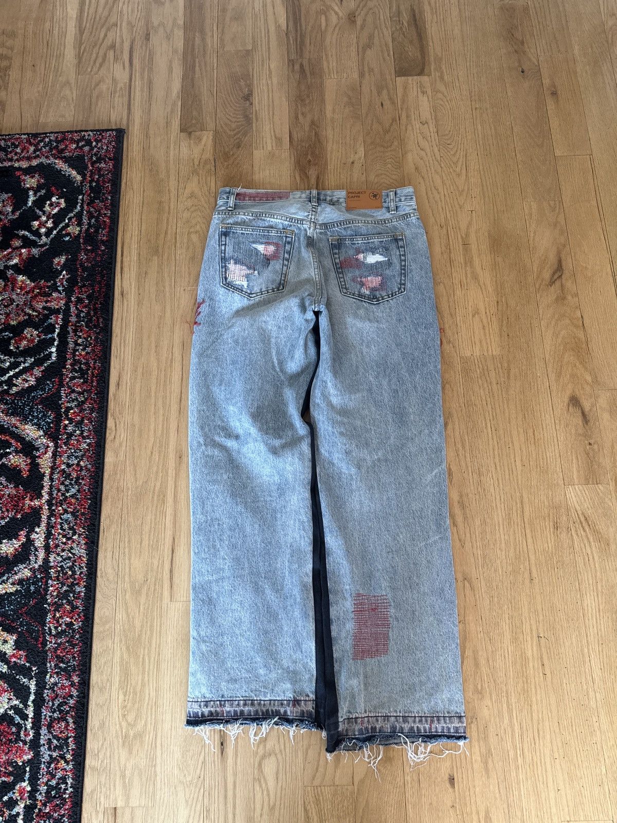 Other Project capri red rum denim Size US 32 / EU 48 - 2 Thumbnail