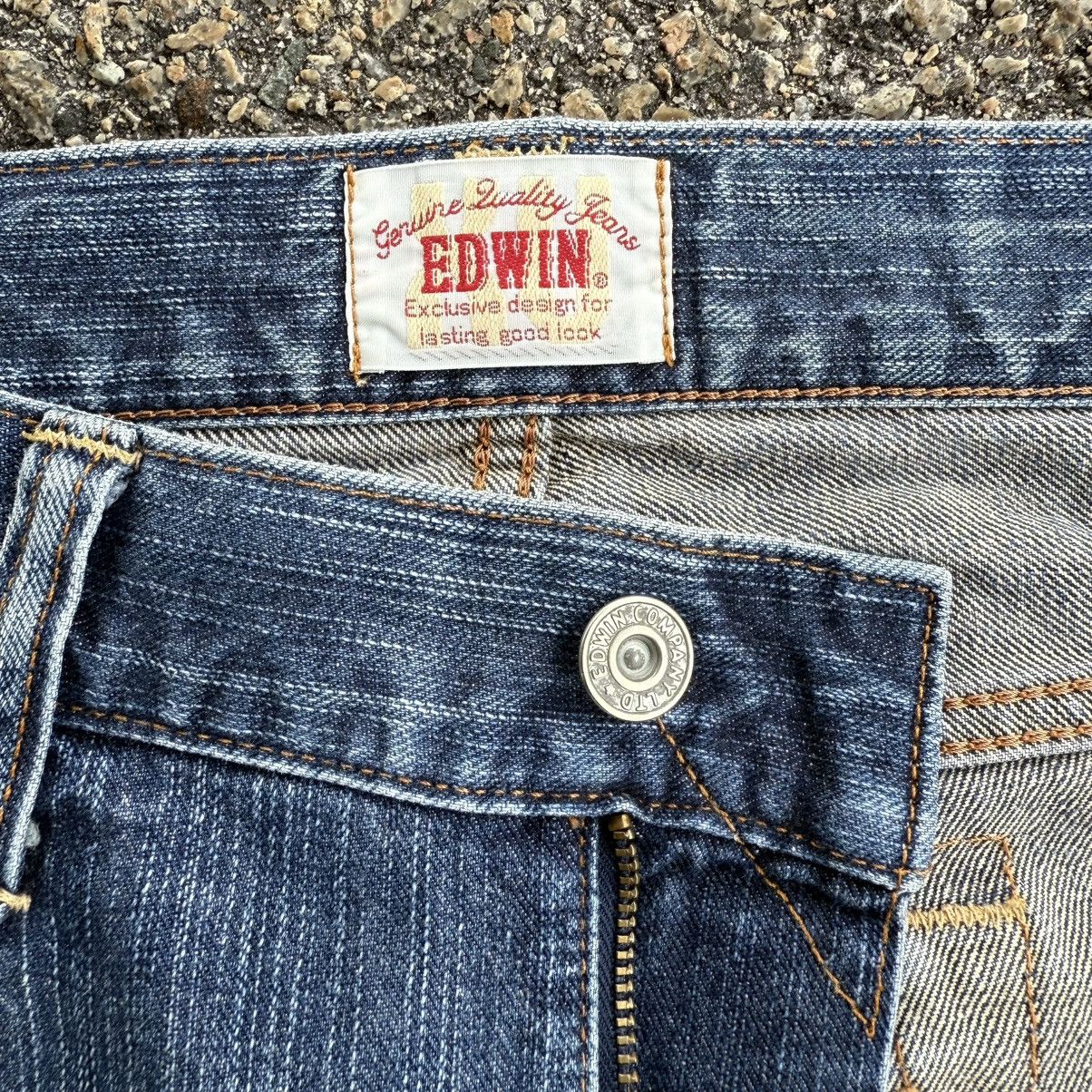 Edwin VINTAGE EDWIN FADED RIPPEP JEAN DENIM PANTS Size US 36 / EU 52 - 9 Thumbnail