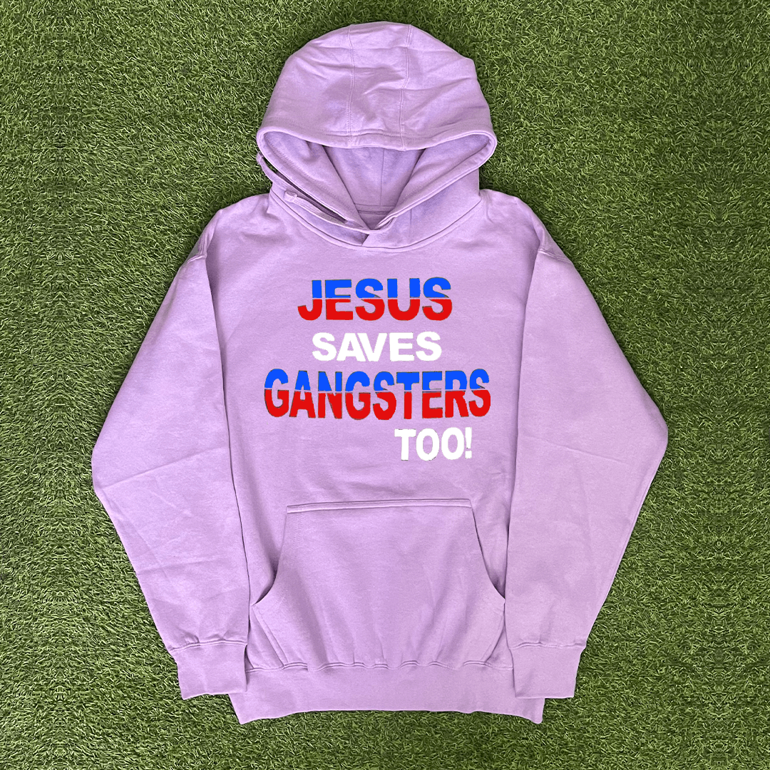 Vintage JESUS SAVES GANGSTAS TOO HOODIE Size US S / EU 44-46 / 1 - 1 Preview