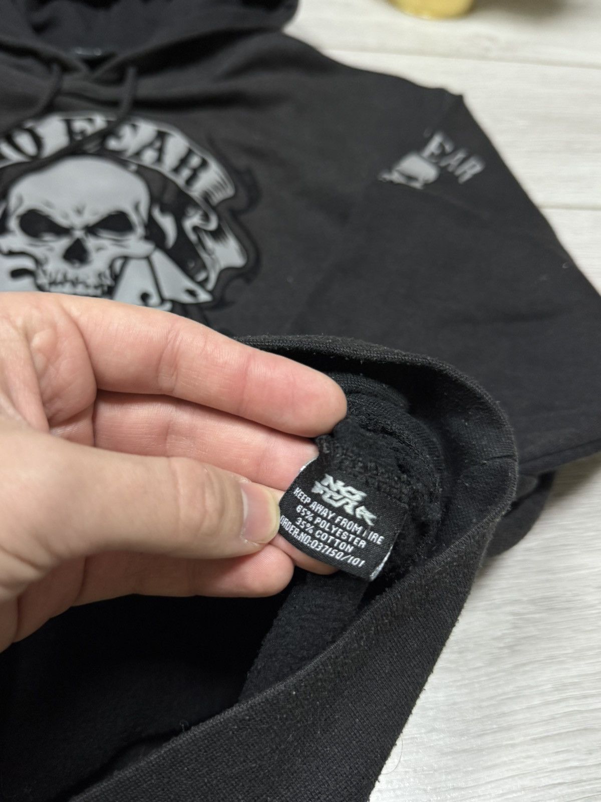 No Fear No fear vintage skull big logo hoodie Size US L / EU 52-54 / 3 - 6 Thumbnail