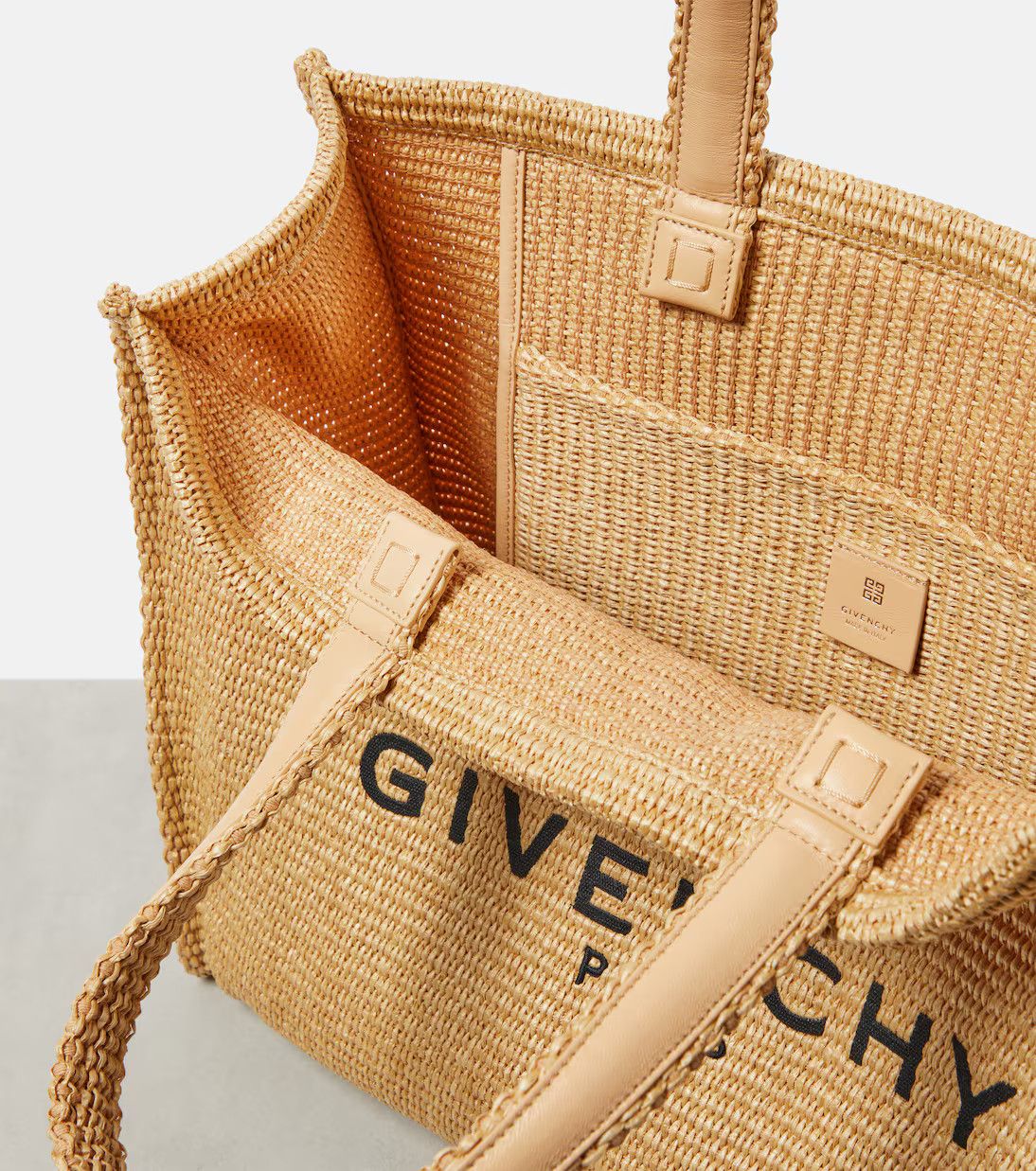 Givenchy o1srvl11e0924 Size: OS / G-Tote Medium Raffia-Tote Bag Size ONE SIZE - 3 Thumbnail