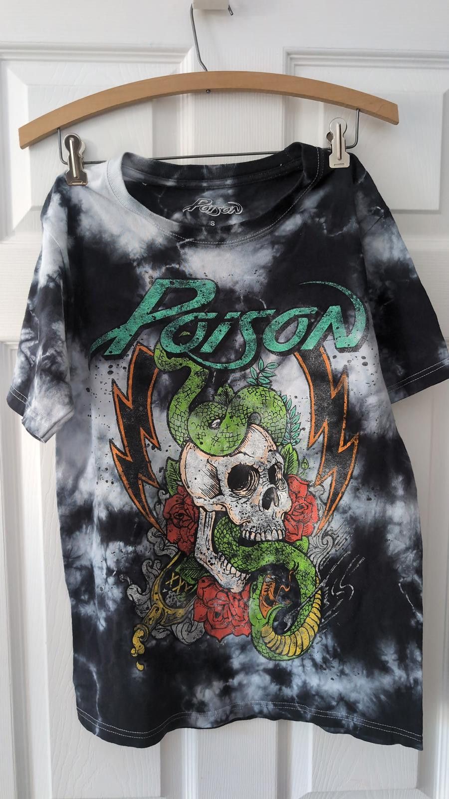 Other Poison Band T-Shirt Skull Snake Graphic Tie Dye Adult Small Size US S / EU 44-46 / 1 - 1 Thumbnail