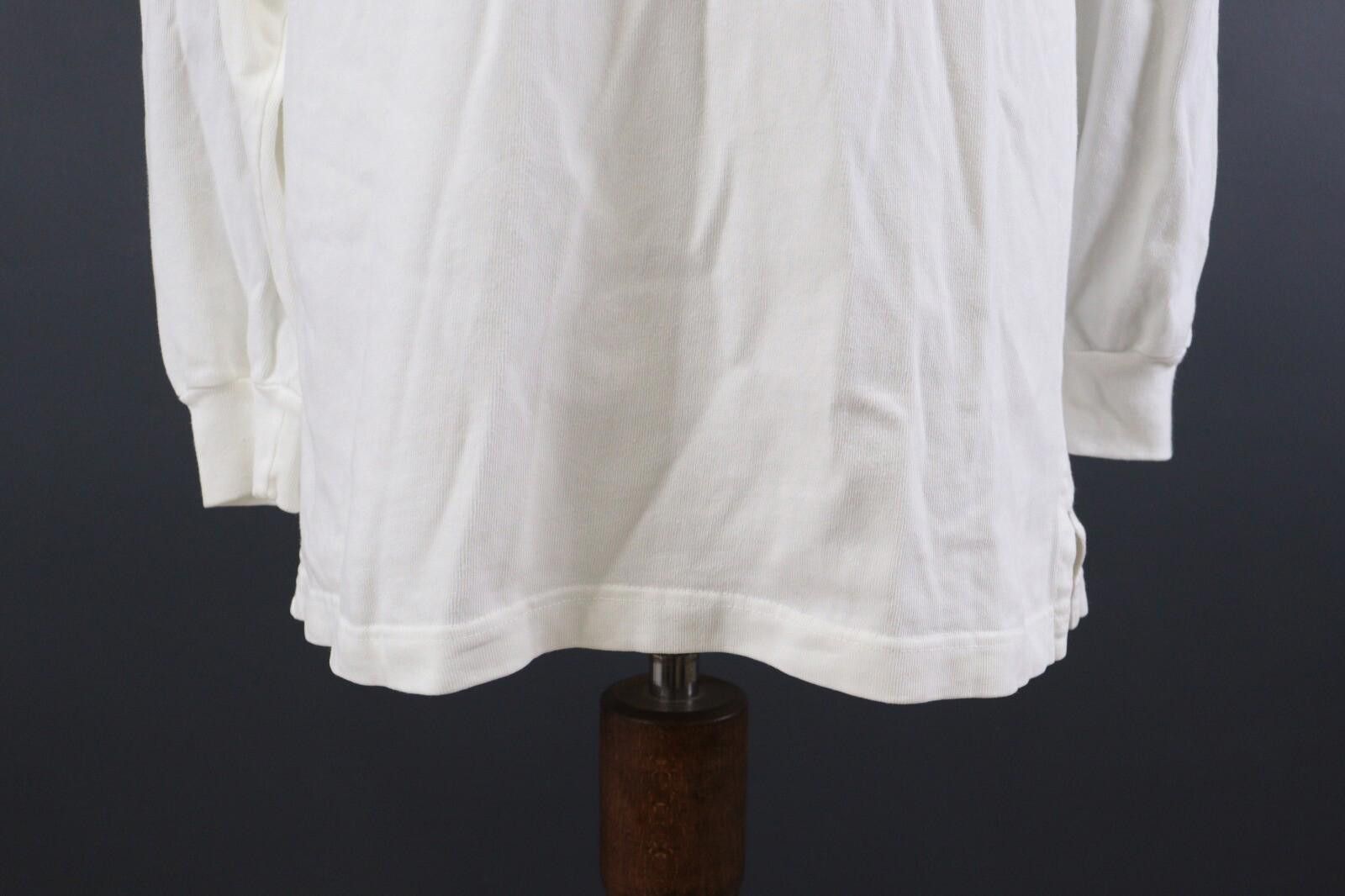 Mulberry Mulberry Logo White Cotton Rugby Polo Shirt Size M Size US M / EU 48-50 / 2 - 3 Thumbnail