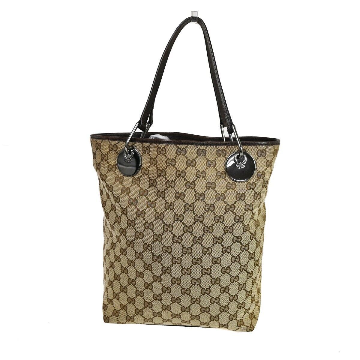 Gucci Beige Canvas Tote Bag (Pre-Owned) Size ONE SIZE - 1 Thumbnail