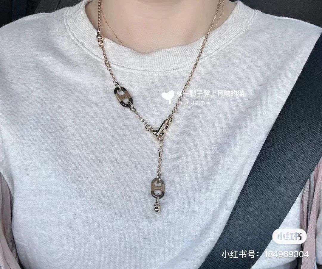 Hermes Hermes New Buffalo Horn Long Necklace w/Box Size ONE SIZE - 6 Thumbnail