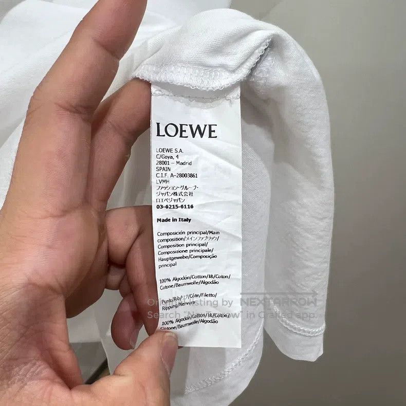 Loewe Loewe Anagram Color-Block Logo Short-Sleeve Size S / US 4 / IT 40 - 4 Thumbnail