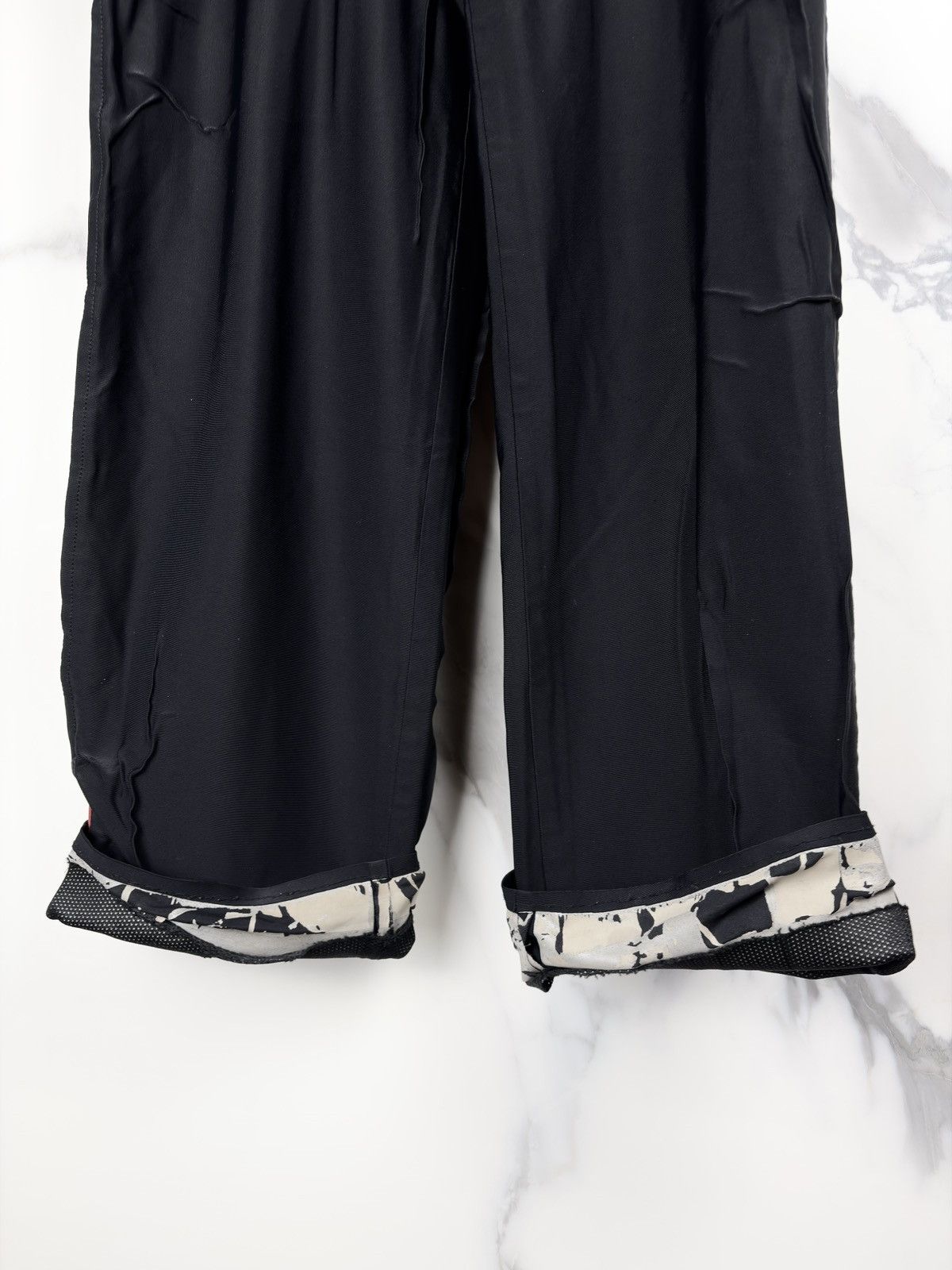Prada Prada Sport Red Tab Mesh Lined Nylon Stretch Trousers Pants Size US 34 / EU 50 - 2 Thumbnail