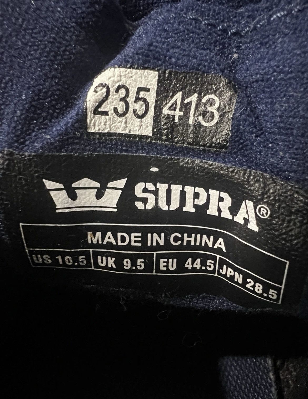 Supra RARE - Supra Muska 001 “Liberty” SkyTop Sneaker/Shoes Size US 10.5 / EU 43-44 - 11 Thumbnail