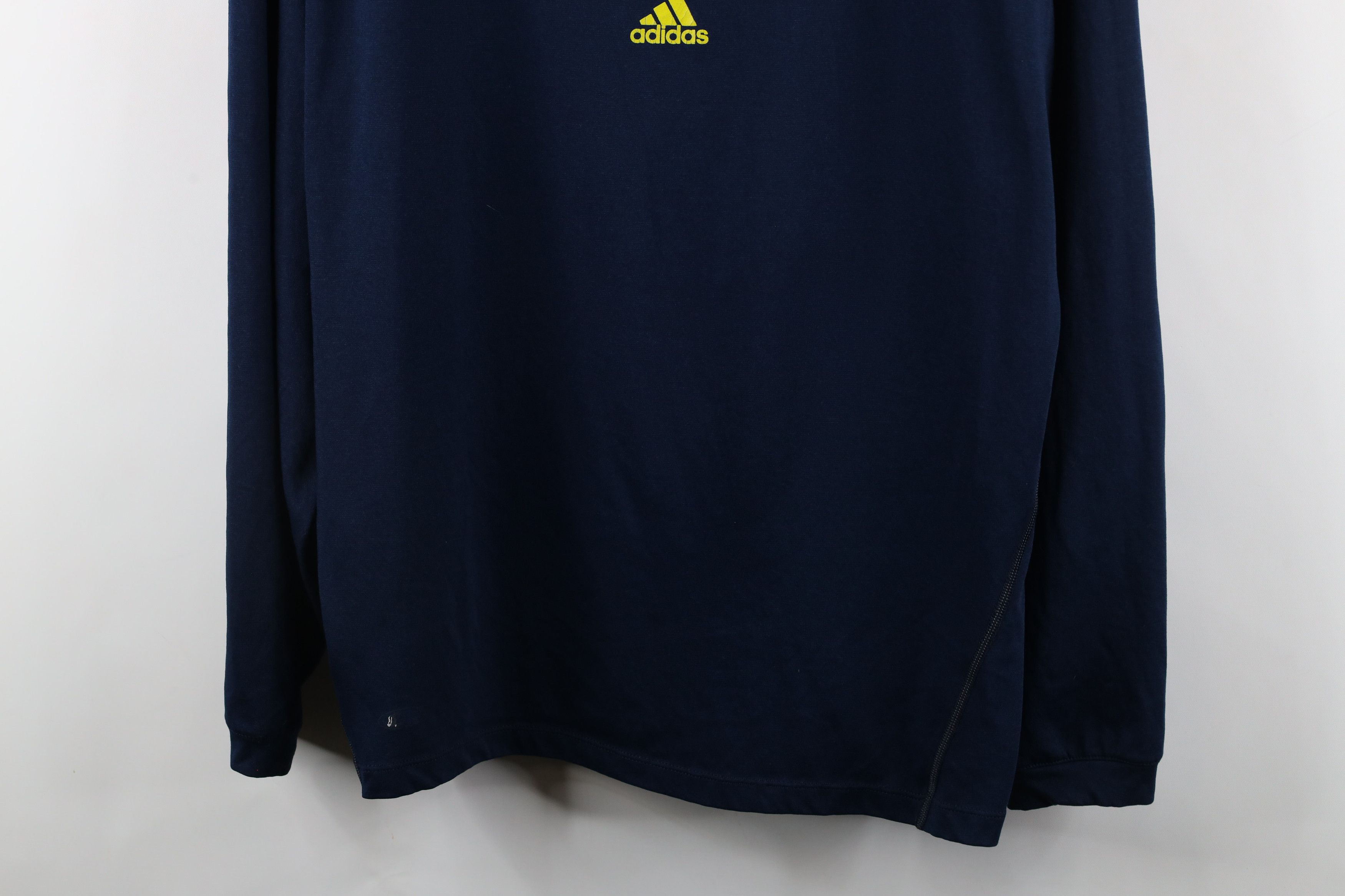 Adidas × Vintage Adidas University of Michigan Football Long Sleeve T-Shirt Size US XXL / EU 58 / 5 - 3 Thumbnail