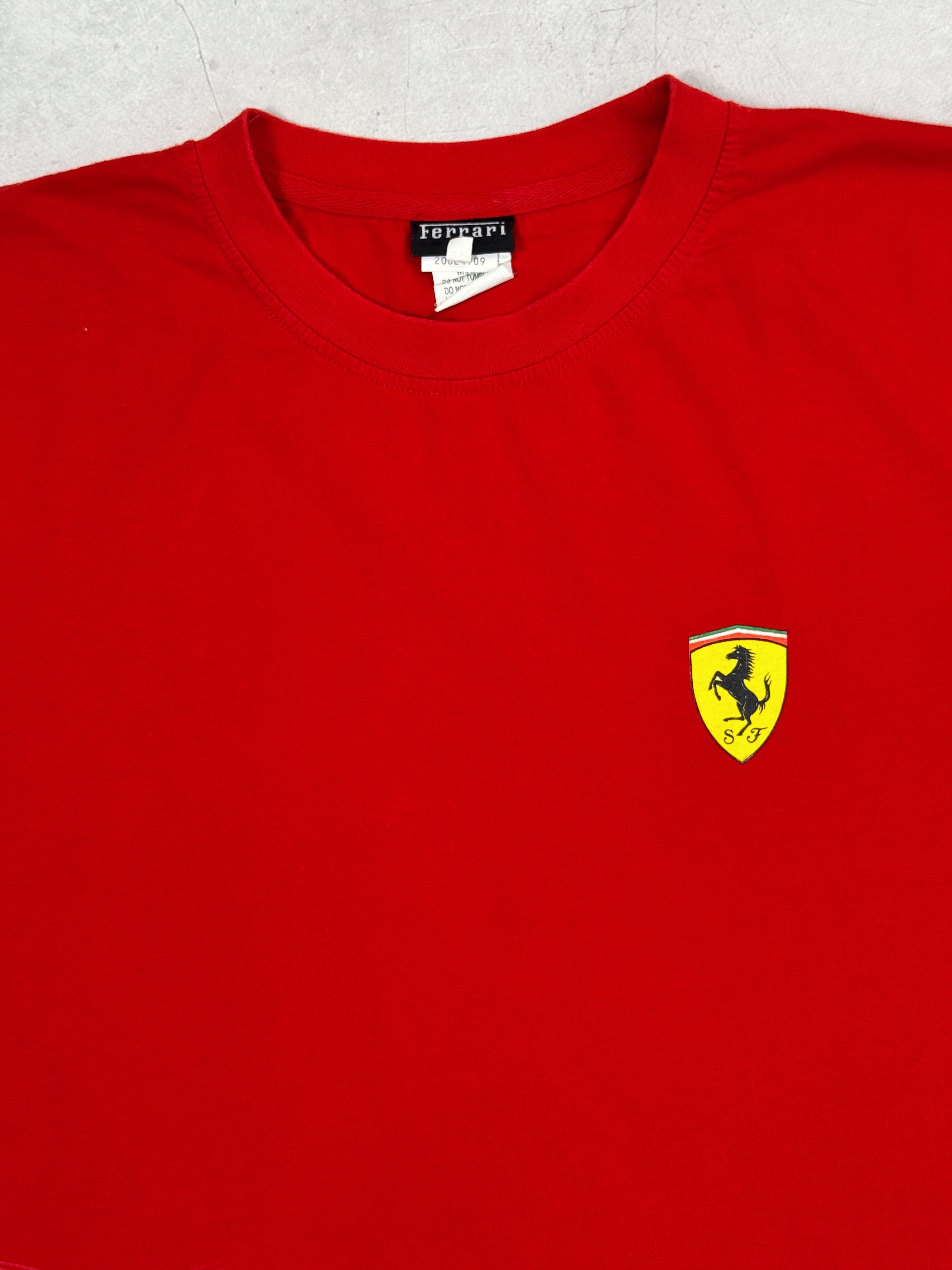 Ferrari Vintage Ferrari T-Shirt F1 Team Racing Car Logo Vodafone Size US L / EU 52-54 / 3 - 4 Thumbnail