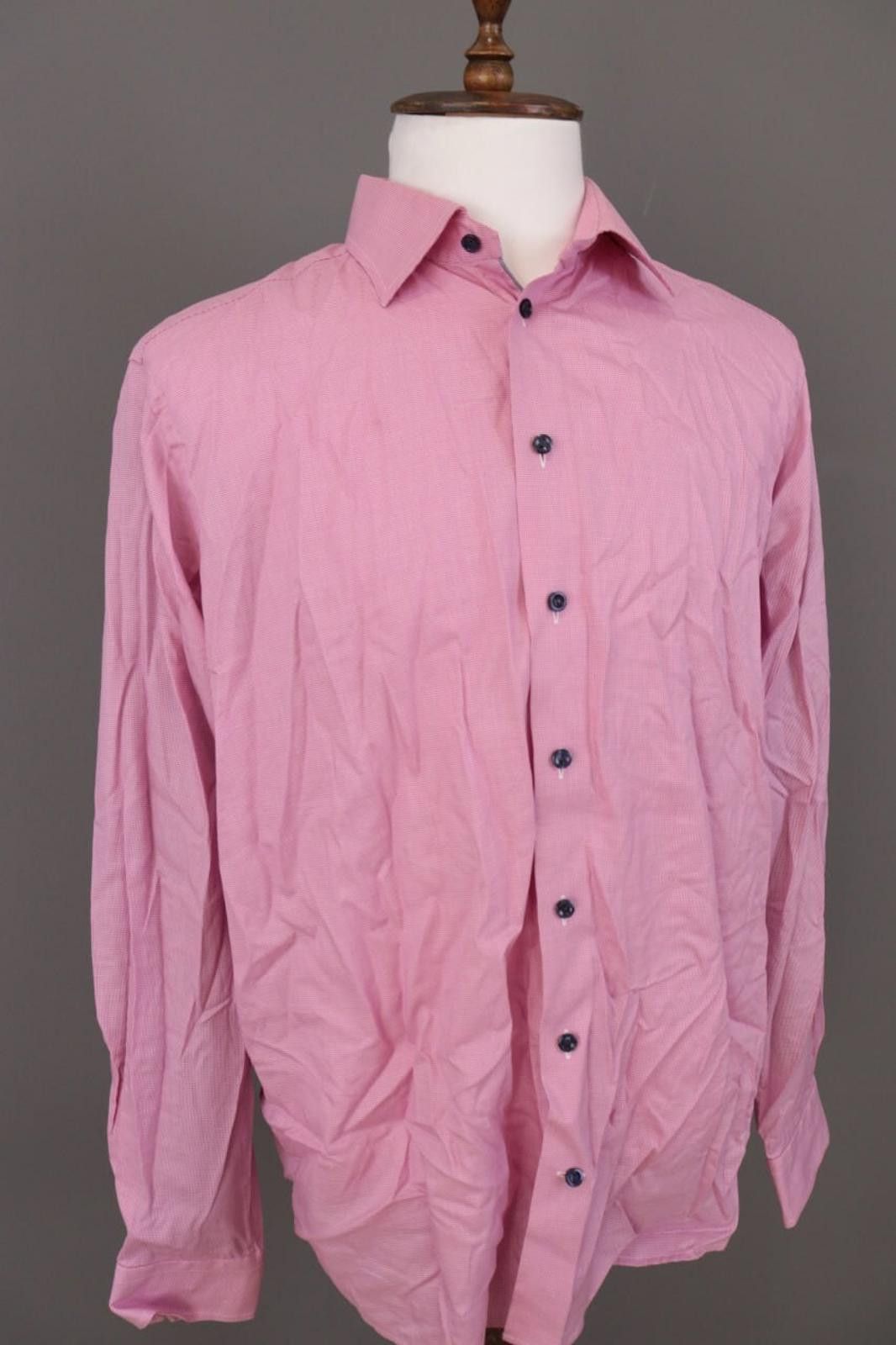 Eton Eton Contemporary Pink Luxury Shirt Size 45 / 17.75 / XXL Size US M / EU 48-50 / 2 - 4 Thumbnail