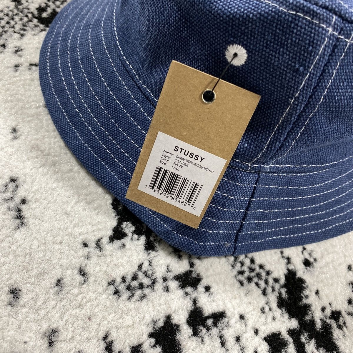 Other STUSSY BUCKET HAT WORKGEAR NAVY Size ONE SIZE - 3 Thumbnail