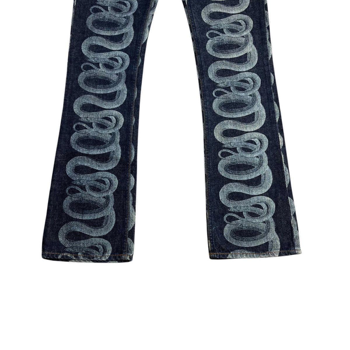 Hysteric Glamour × Japanese Brand Hysteric Glamour Snake Denim Pants Size US 28 / EU 44 - 4 Thumbnail
