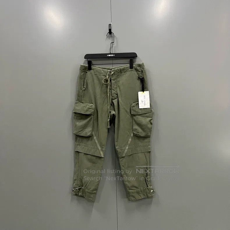 Greg Lauren Greg Lauren size M Green Drawstring Casual Pants Size US 27 - 1 Thumbnail
